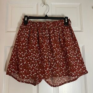 Floral summer shorts